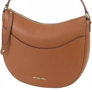 NWT! Michael Kors Dover Large Hobo Shoulder Leather Bag Luggage